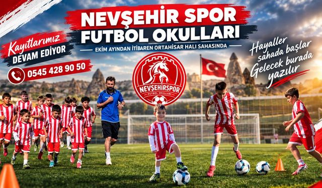 Nevşehir Spor Futbol Okullarında kış dönemi kayıtları başladı