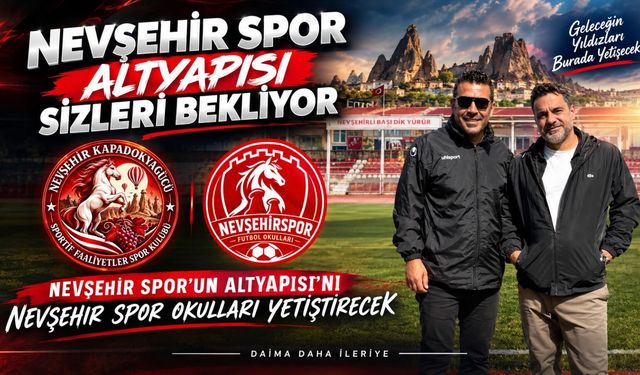 Nevşehir Spor’un geleceği altyapıdan gelecek