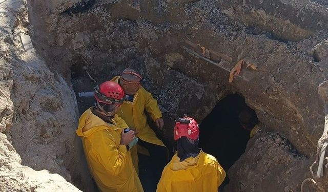 Ürgüp’te İstiklal Caddesi’nin altındaki tünelde çalışmalar başladı!