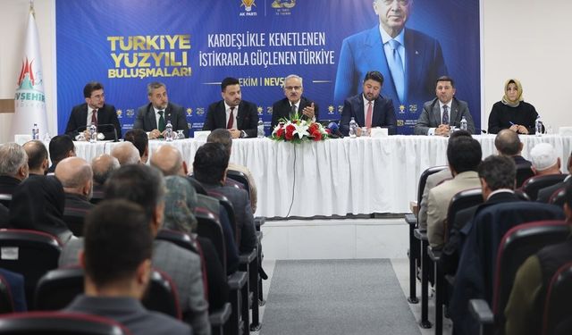 Bakan Uraloğlu, Nevşehir'de STK temsilcileri ile bir araya geldi