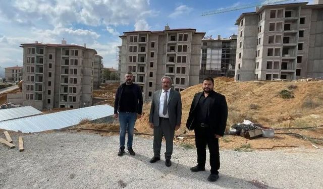 Başkan Sarıtaş, Avanos 2. Etap TOKİ ve okul inşaatını inceledi
