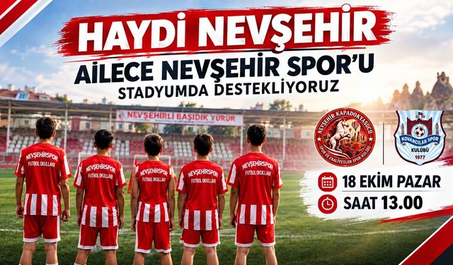 Nevşehir Spor yönetiminden taraftara mesaj: Takımına sahip çık!