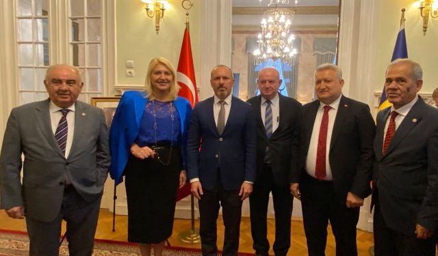 TGF Heyetinden Romanya Büyükelçiliği’ne ziyaret