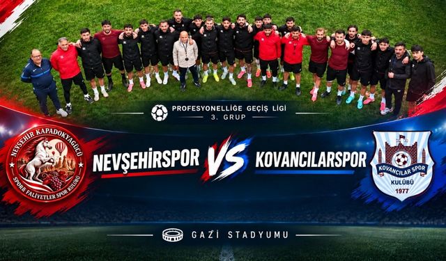Nevşehir Spor sahaya çıkıyor: Gazi’de ilk maç, açık tribün ücretsiz!