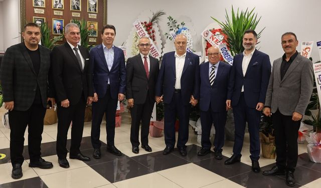 NEVBİAD Başkanı Tekin’den Öbekli ve Aldemir’e hayırlı olsun ziyareti