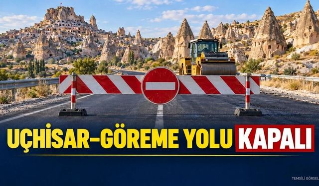 Uçhisar–Göreme güzergahında trafik uyarısı: Yola çıkmadan dikkat!