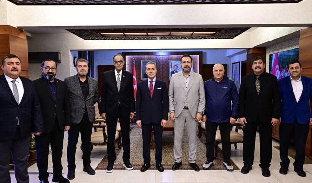 Nevşehir’de amatör lig öncesi ASKF’den Vali Kök’e ziyaret