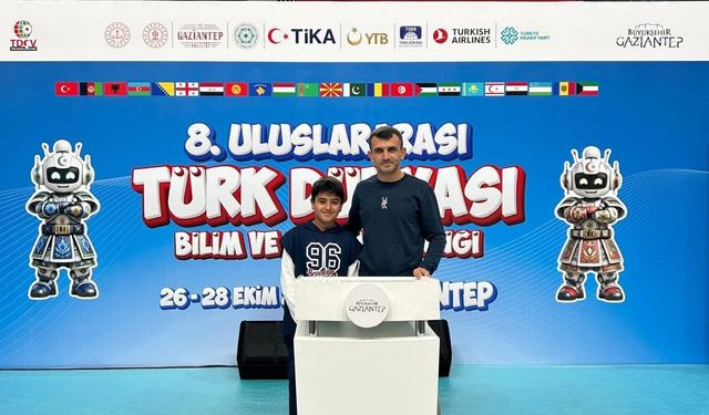 Muhammet Emin Toraman, uluslararası bilim şenliğinde Nevşehir’in gururu oldu