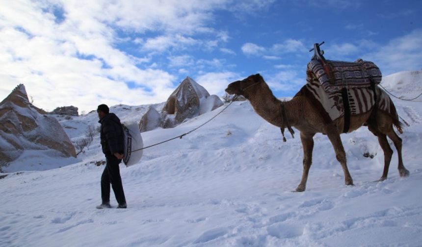 Kapadokya kış manzaraları