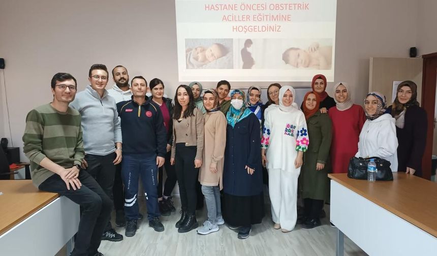 “Hastane Öncesi Obstetrik Aciller Eğitimi” düzenlendi
