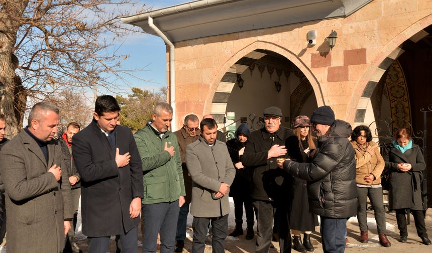 Hacı Bektaş Veli Dergahı'nda depremzedeler için dua edildi