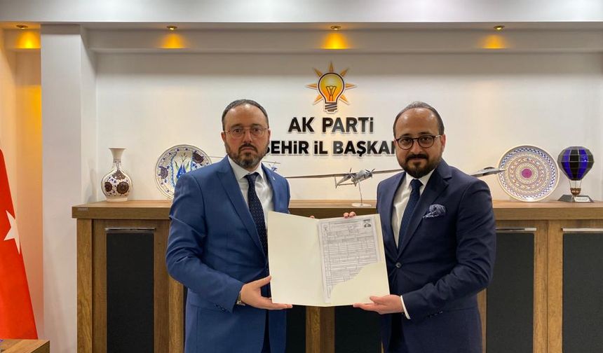 Mustafa Çiçekli “Nevşehir Yüzyılı” sloganı ile aday adaylığı başvurusunu yaptı