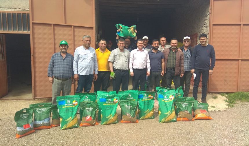 Nevşehir'de meralar için yem bitkisi tohum dağıtımı gerçekleştirildi