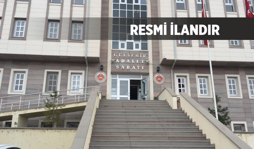 GÜLŞEHİR ASLİYE CEZA MAHKEMESİ İLAN