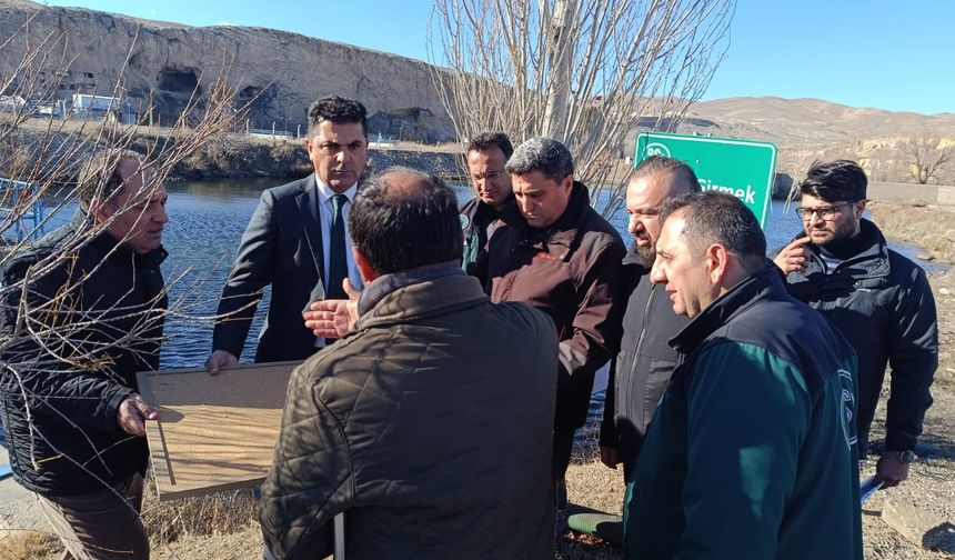 DSİ Müdürü Şahin Nevşehir’de incelemede bulundu