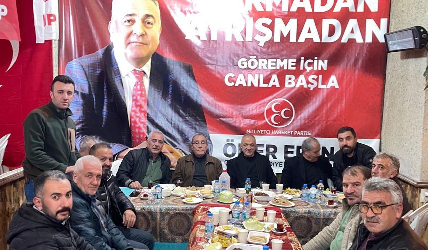 MHP İl Genel Meclisi adaylarından Eren’e destek