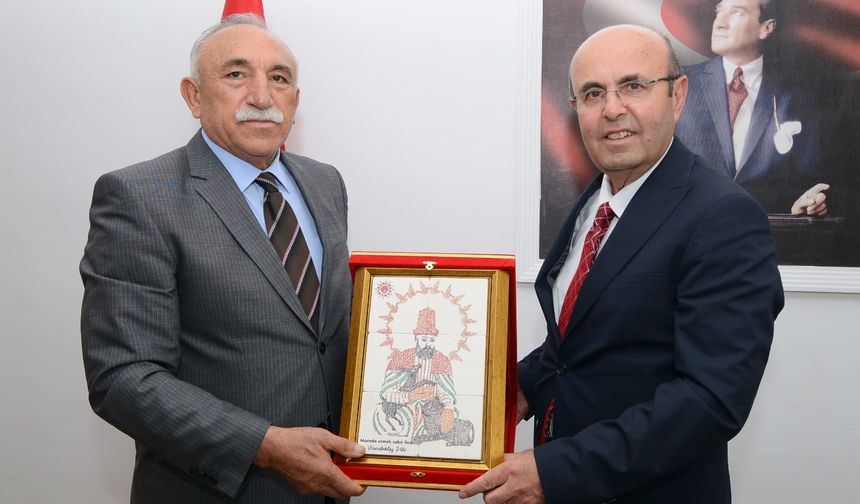 Hacıbektaş Belediye Başkanı Kaim’den Kırşehir Belediye Başkanı Ekicioğlu’na ziyaret
