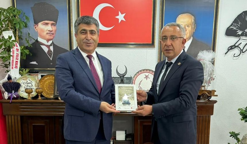Rektör Aktekin’den Başkan Erkan Çiftçi’ye ziyaret