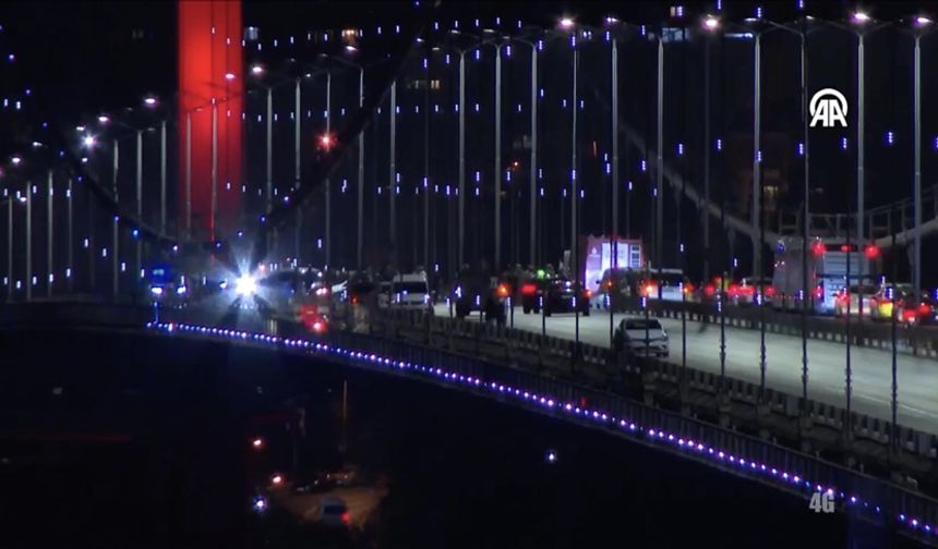 15 Temmuz Şehitler Köprüsü çift yönlü olarak trafiğe kapatıldı