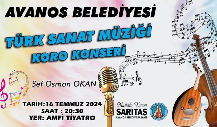 Avanoslular Türk Sanat Müziğine doyacak
