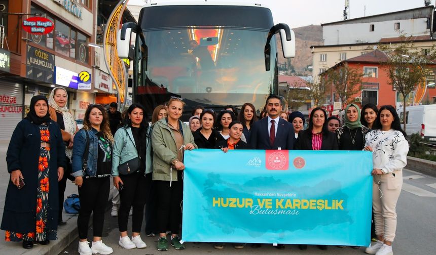 Hakkari'den Nevşehir'e uzanan yolculuk başladı