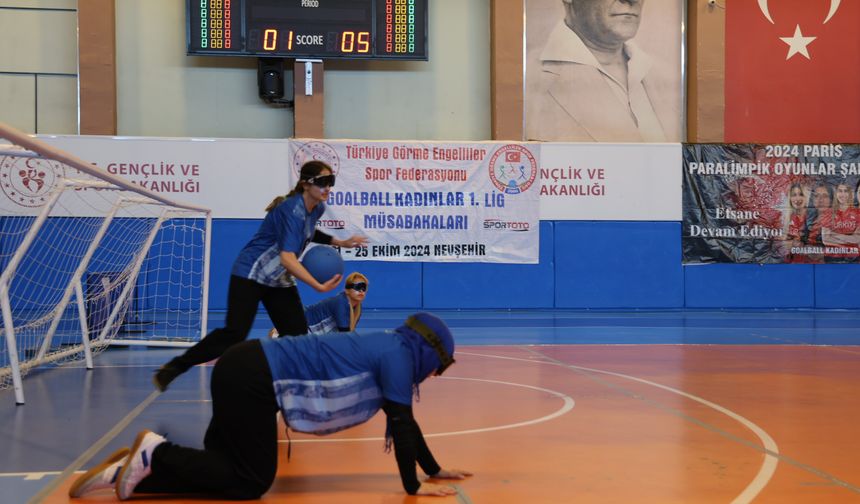 Goalball Kadınlar 1. Lig Müsabakaları Nevşehir’de başladı