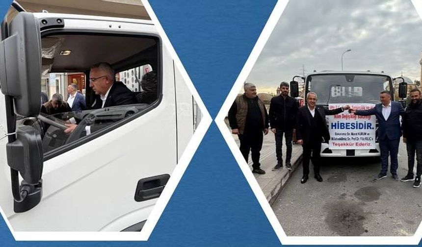 Bakanlıktan Gülşehir Belediyesine yol ve ekipman hibesi