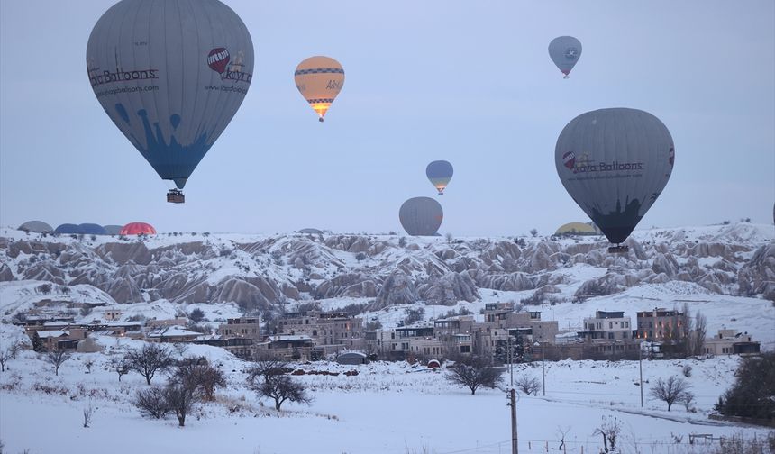 Kapadokya'da 2025 yılı turizmcileri umutlandırıyor (video)