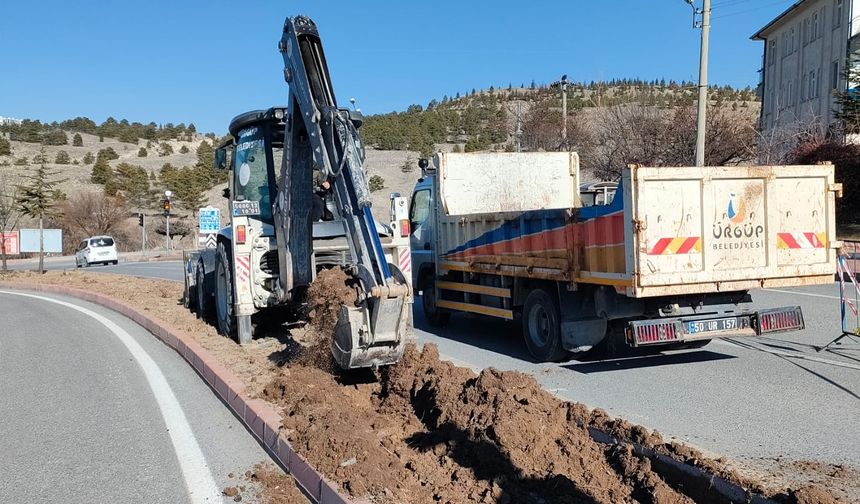 Ürgüp’te bakım ve onarım çalışmaları sürüyor