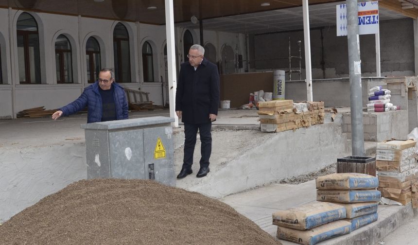 Başkan Çiftci sahada incelemelerde bulundu