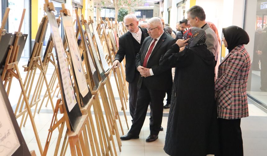 Kaligrafi eserleri Katre Sergisi’nde görücüye çıktı