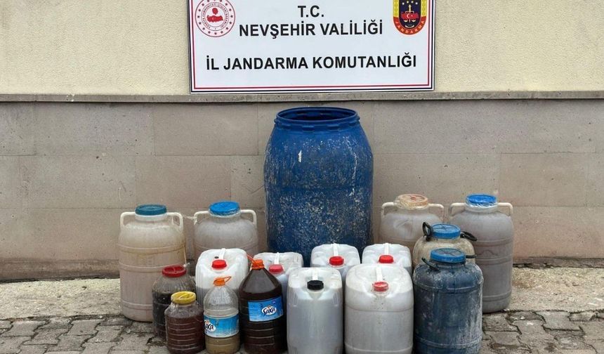 Sahte içki operasyonunda 471 litre şarap ele geçirildi