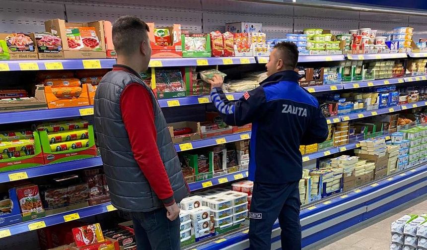 Kozaklı’da zincir marketlere denetim