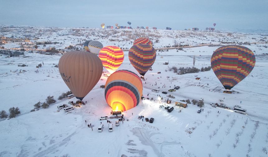 Kapadokya'da gökyüzü 5 gündür boş