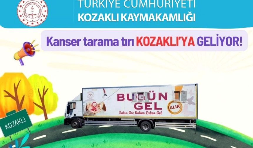 Ücretsiz kanser taraması yapılacak