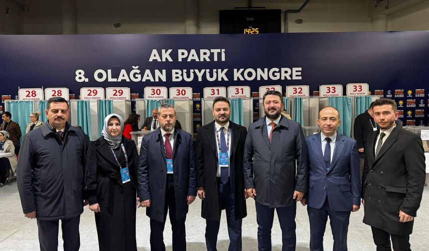 AK Parti Nevşehir heyeti coşkuya ortak oldu