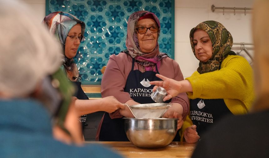 Kapadokya'da yerel üretici kadınlara tam destek