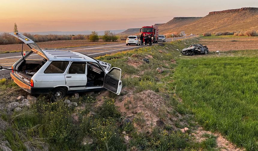 Nevşehir'de feci kaza: 1 kişi öldü, 3 kişi yaralandı