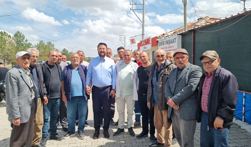 Çalışkan, Kozaklı ve Avanos’ta vatandaşlarla buluştu
