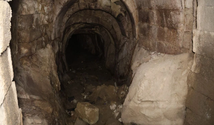 Tarihi yeraltı tünelinde çalışmalar sona yaklaşıyor