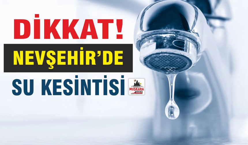 Belediyeden önemli duyuru: Su kesintisi yapılacak