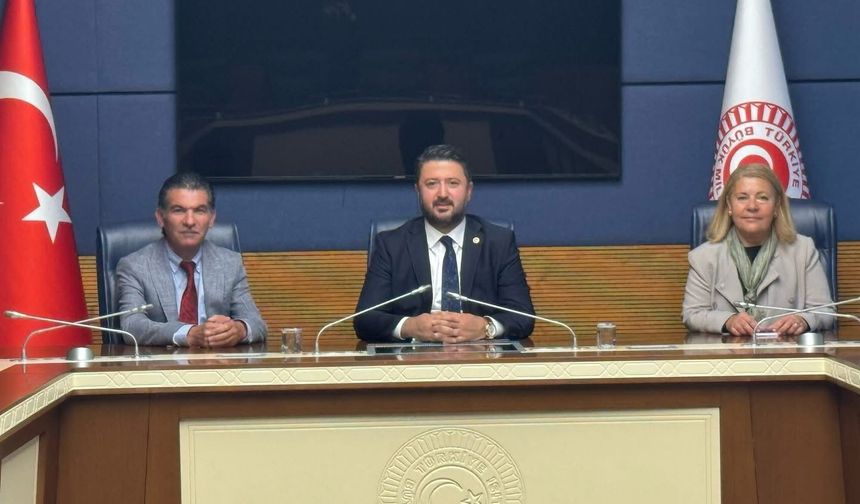 Milletvekili Çalışkan, NEVDEF heyetini TBMM'de ağırladı