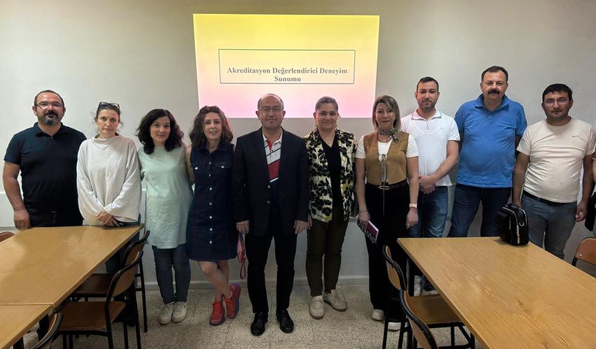 Akademik personel akreditasyon süreci hakkında bilgilendirdi