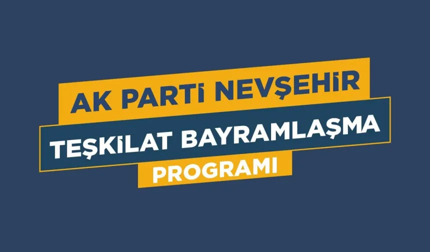 AK Parti'de bayramlaşma programı belli oldu