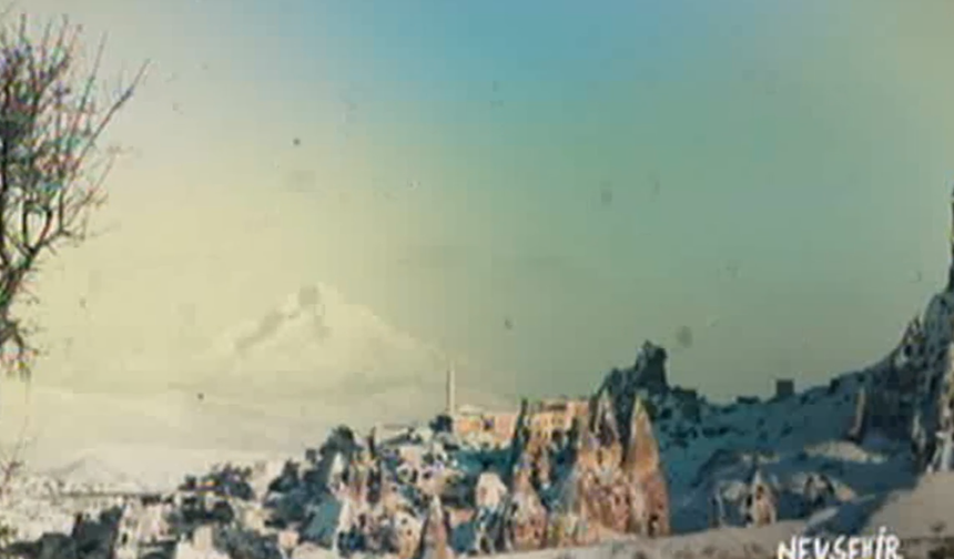Kapadokya'dan nostaljik görüntüler