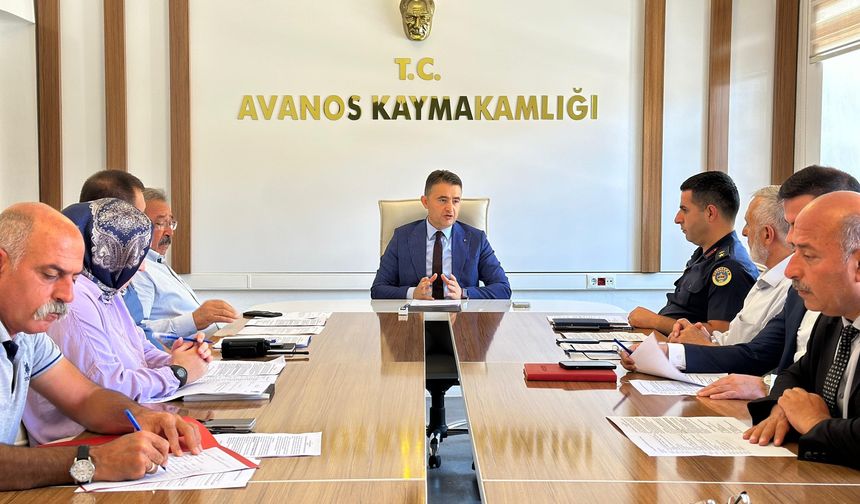 Avanos’ta yapılacak 15 Temmuz etkinlikleri görüşüldü