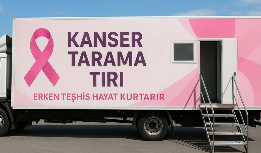 Kanser tarama tırı 3 gün Derinkuyu’da hizmet verecek