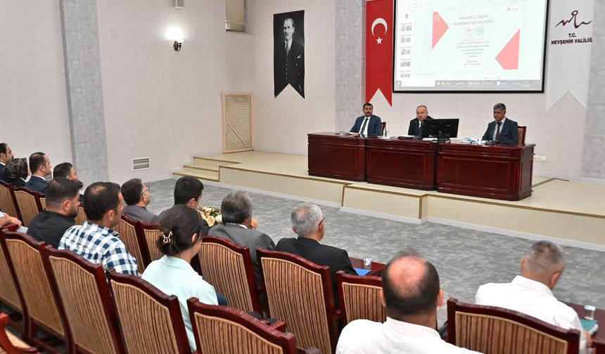 Taşkın ve sel riskleri görüşüldü