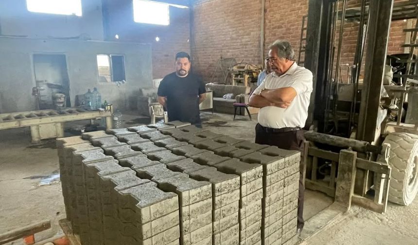 Avanos’un yolları kendi ürettikleri taşlarla döşenecek
