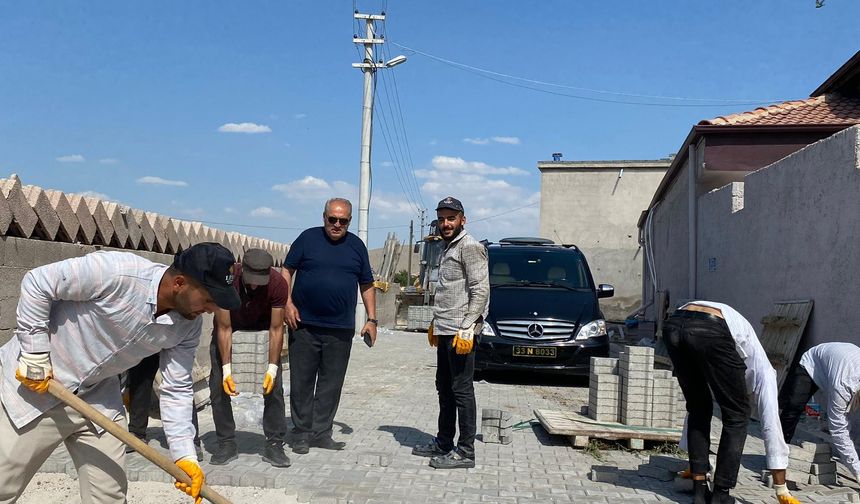 Yazıhüyük’te yollar modern bir görünüme kavuşuyor